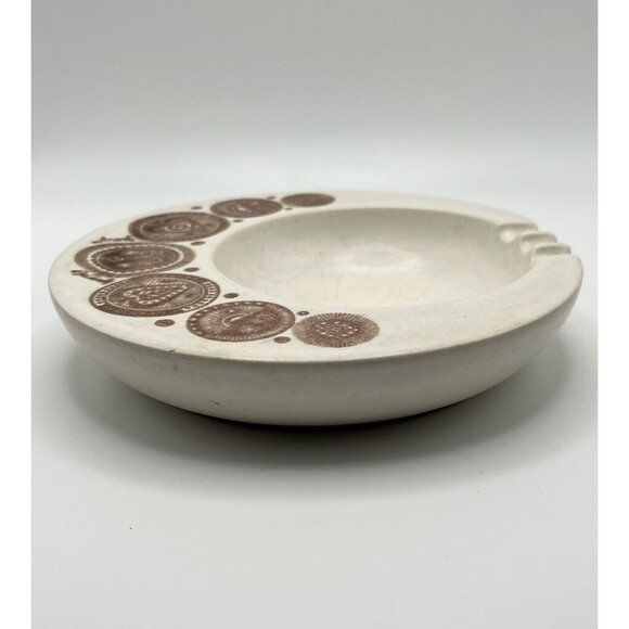 Vintage Georges Briard Midas Hyalyn Porcelain Ashtray Gold Design 1950 Rare - Picture 3 of 4